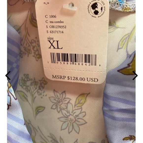 Nwt Free People revolve Rose Slip dress boho floral party spring formal satin - Picture 6 of 8